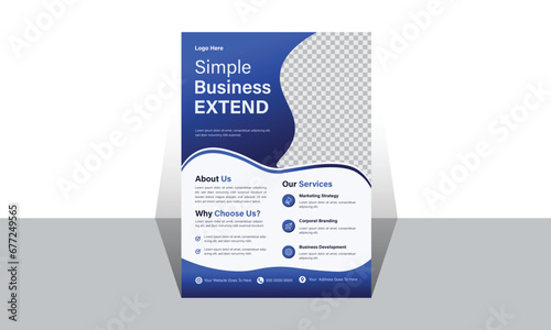 Corporate Business Flyer Design. Creative and modern business flyer template. Creative and Clean Business flyer Template.