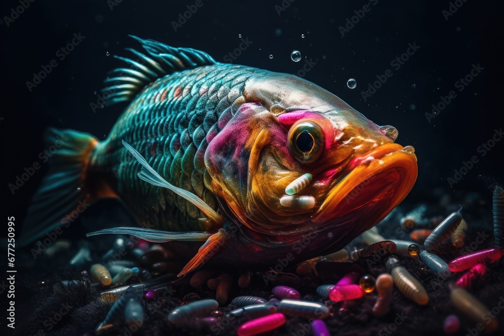 A Trash Fish's Tale in the Symphony of Pollution, Echoing the Urgency of Environmental Reckoning A Trash Fish's Tale in the Symphony of Pollution, Echoing the Urgency of Environmental Reckoning