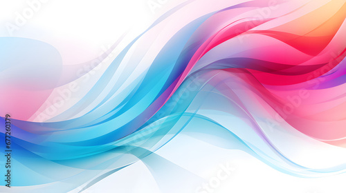 abstract background with red and blue waves