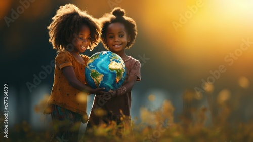 Make the world a better place. Children in preschool.