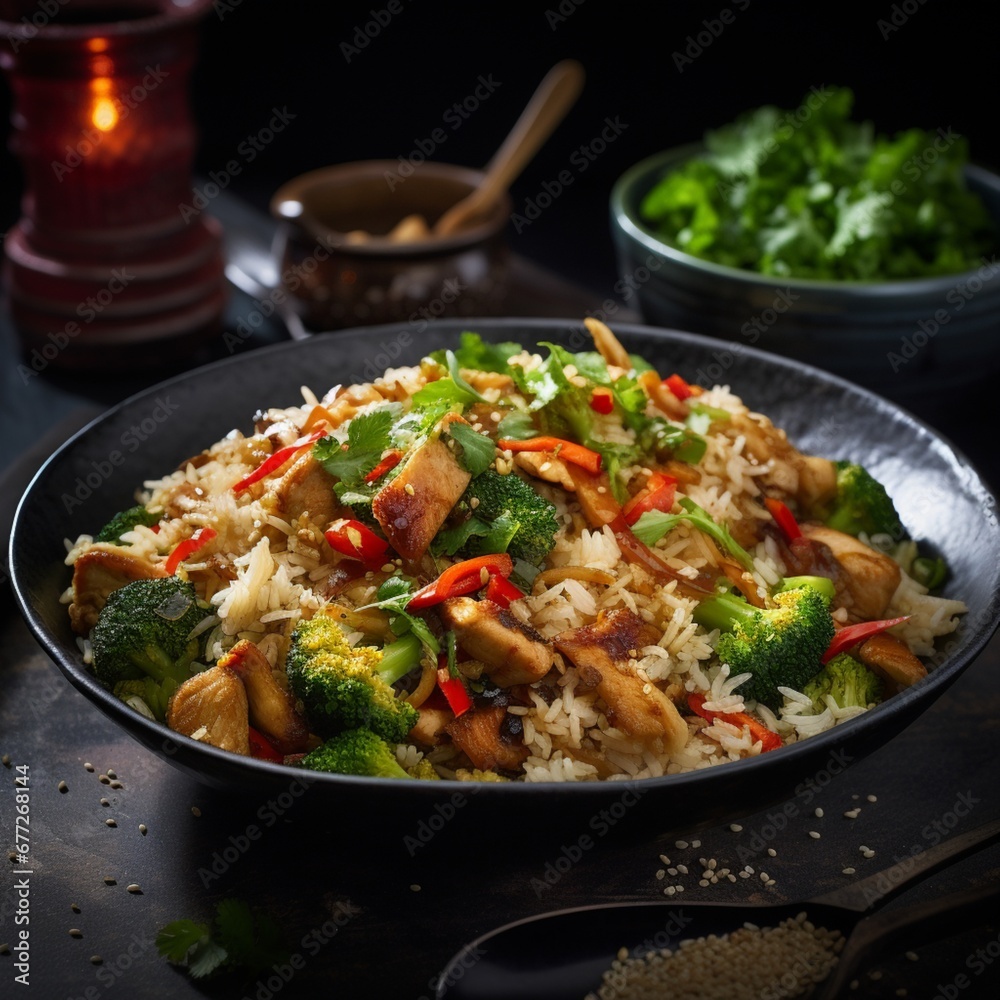 stir fried chicken with vegetables stir fried chicken with vegetables