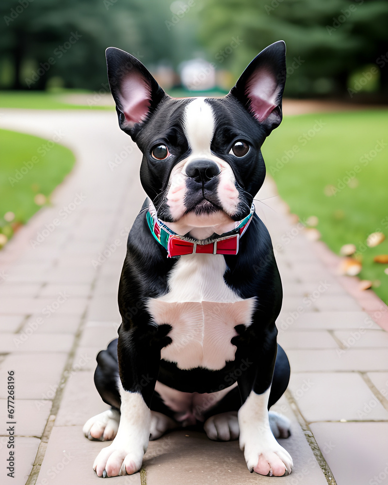 Portrait Of A Boston Terrier