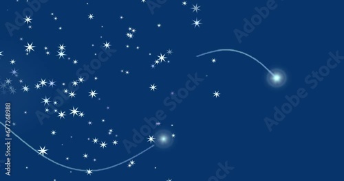 ready made Blue video background with flare effect 
instant download