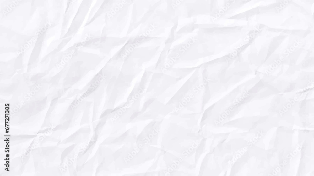 Background or crumpled white paper, paper texture background