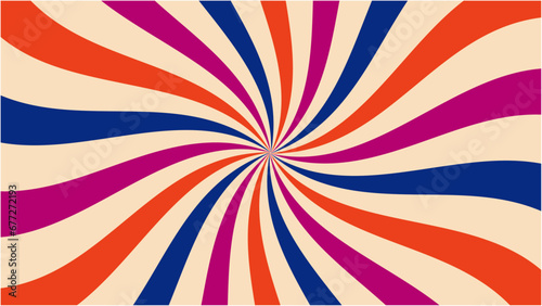 Popular flag shape starburst vector background recolorable. For television, video, phone. 