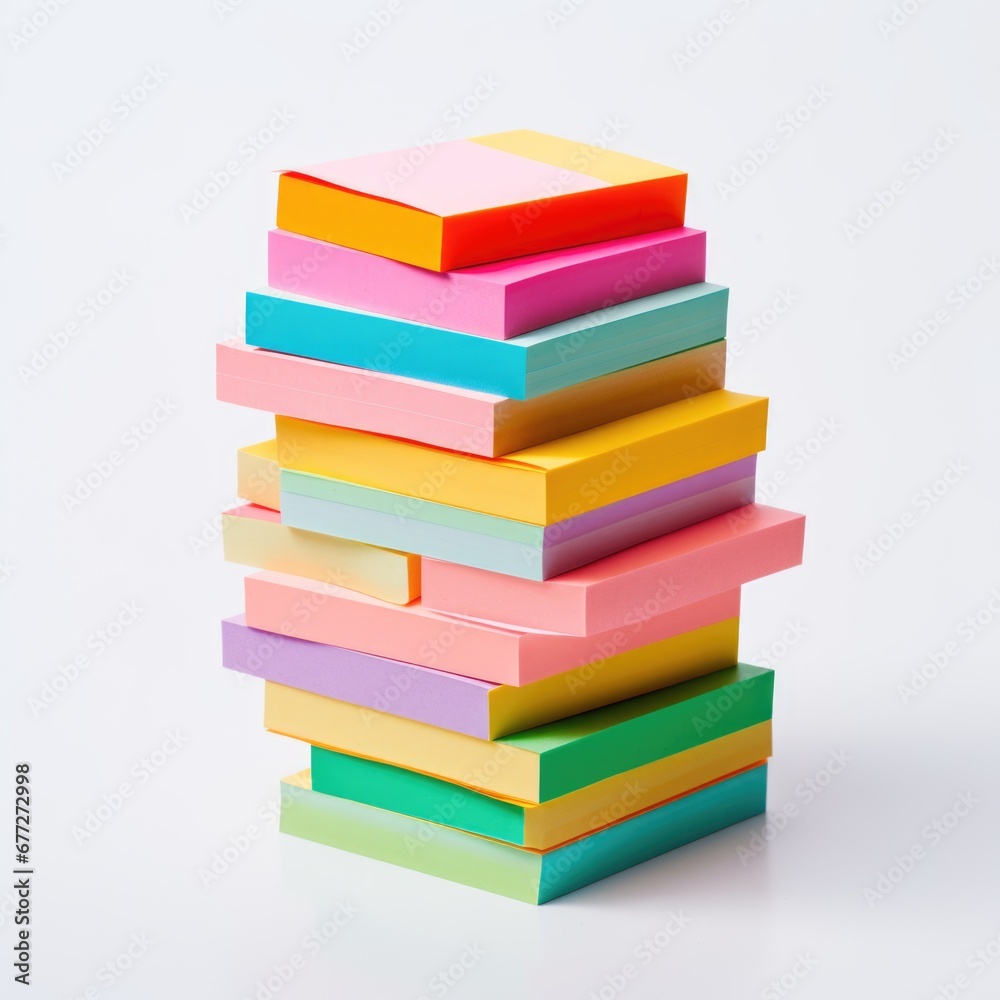 A stack of colorful boxes sitting on top of each other A stack of colorful boxes sitting on top of each other
