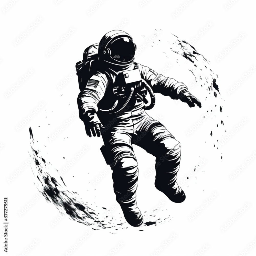 illustration of astronaut
