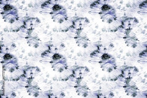 Psychedelic Effect. Gray Tie Dye Spiral. Grey © Alina