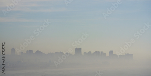 City behind the fog - Skyline