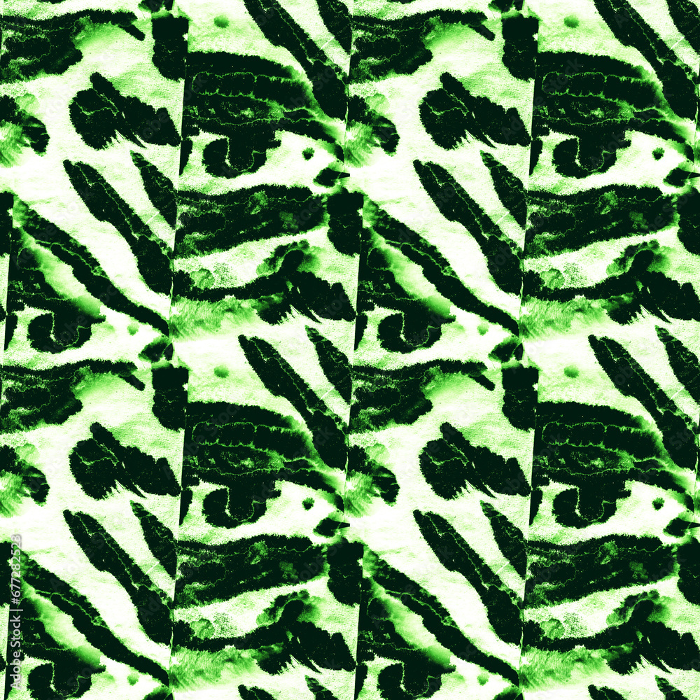 Textile Clothing Design. Olive Animal Print Textile Clothing Design. Olive Animal Print