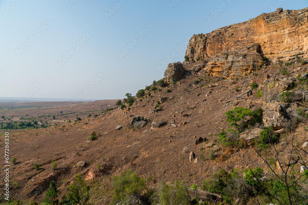stunning view in the beautiful Isalo National Park in Madagascar stunning view in the beautiful Isalo National Park in Madagascar