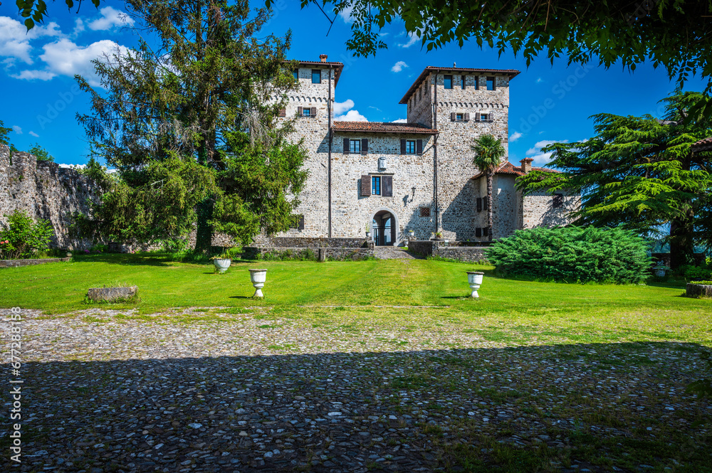 Cassacco Castle. Ancient medieval building that has survived to the present day.