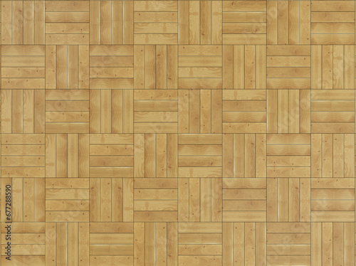 Oak square parquet basket weave floor texture