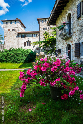 Cassacco Castle. Ancient medieval building that has survived to the present day.