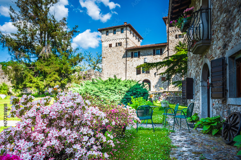 Cassacco Castle. Ancient medieval building that has survived to the present day.