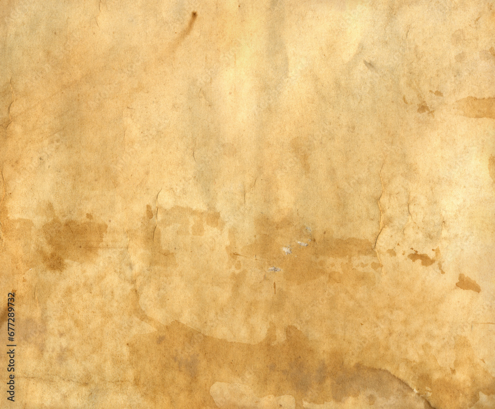 Fototapeta premium Vintage paper for writing on white background