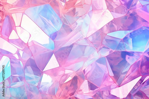 Vibrant Pink and Blue Background Generative AI