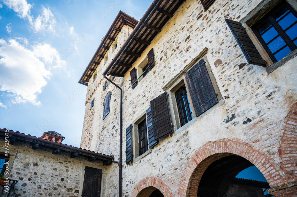 Cassacco Castle. Ancient medieval building that has survived to the present day.