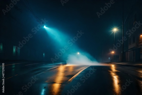 night traffic in the city © design master