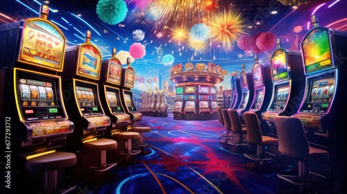 Jackpot Jubilation Celebrating Casino Success Amidst the Glowing Slot Machines