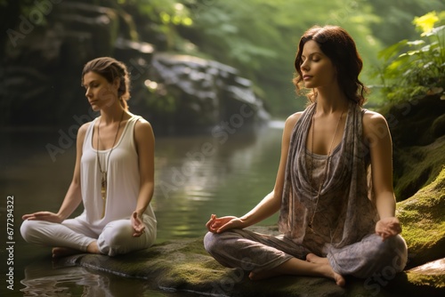 Nature's Yoga Haven: Serene Practice