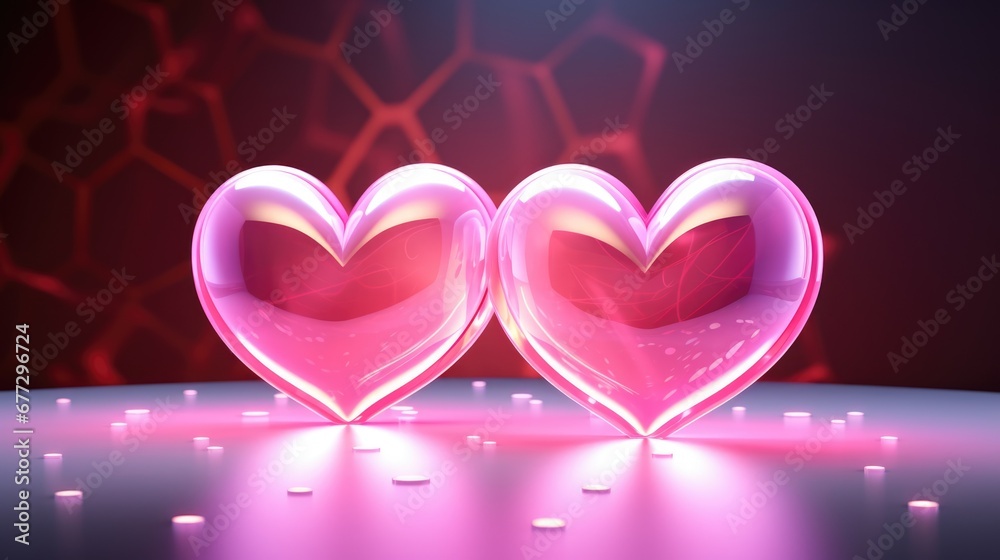 Inflated pink glossy heart shape balloon background. Valentine's, Mother's Day concept. Look like 3d. Cute Symbol of love. For card, party, design, flyer, poster, decor, banner, web, advertising. Inflated pink glossy heart shape balloon background. Valentine's, Mother's Day concept. Look like 3d. Cute Symbol of love. For card, party, design, flyer, poster, decor, banner, web, advertising.