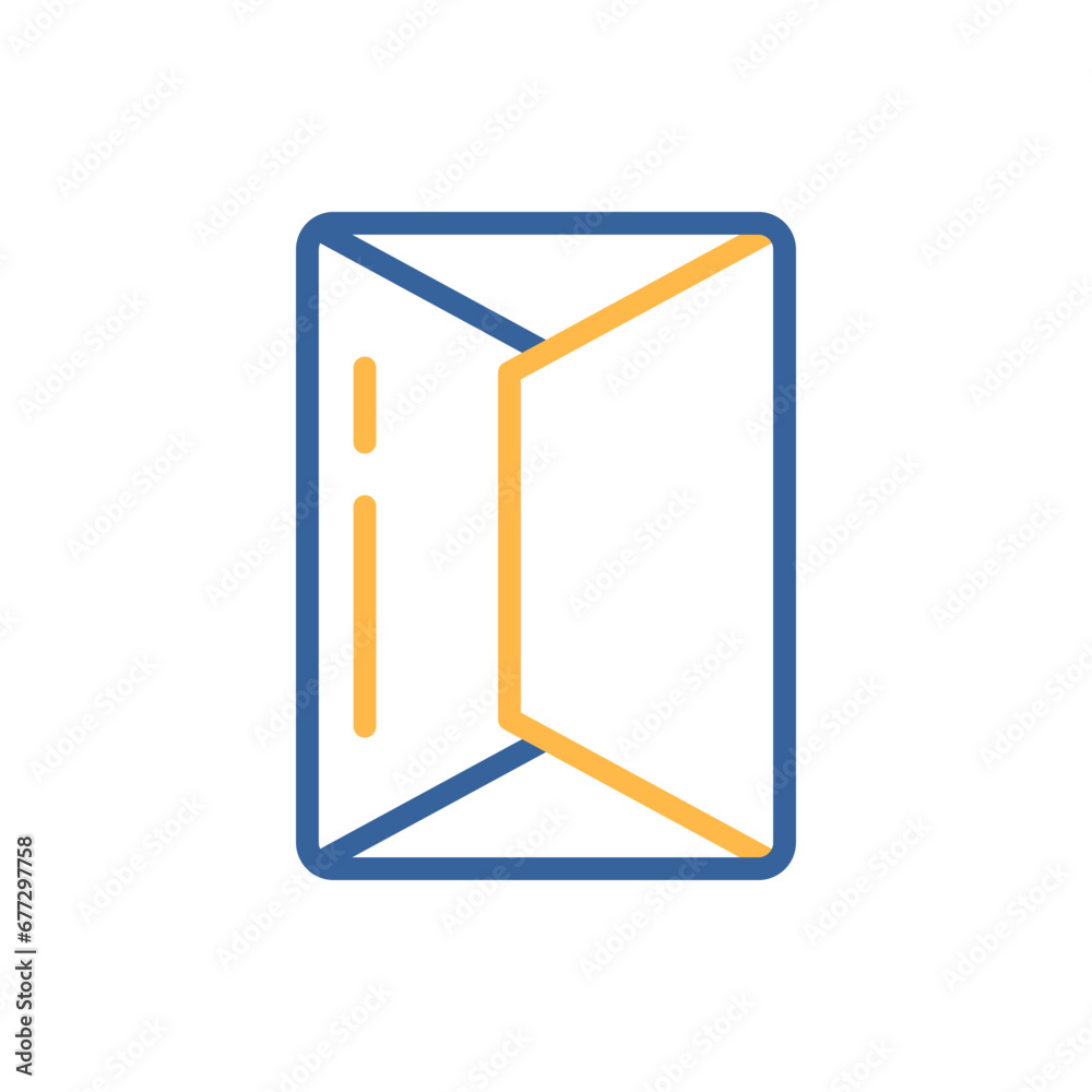 Block of butter package vector icon Block of butter package vector icon