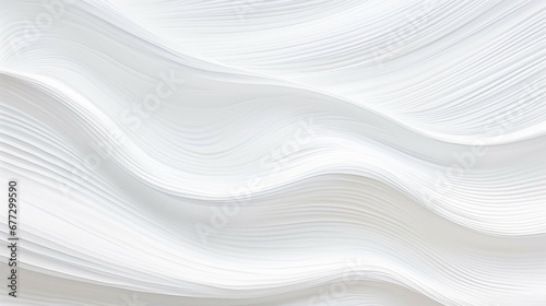 Abstract white wave background 