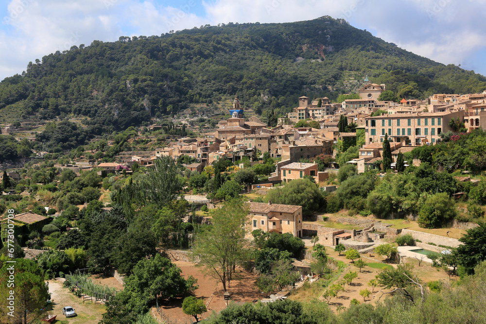 Fototapeta premium Valldemosa historic old village in Mallorca island