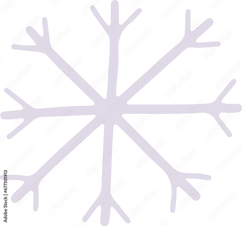 Snowflake vector flat illustration. Snowflake vector flat illustration.