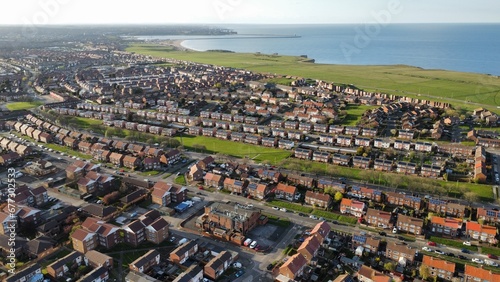 Beautiful view of the South Shields town near the River Tyne at daytime in England