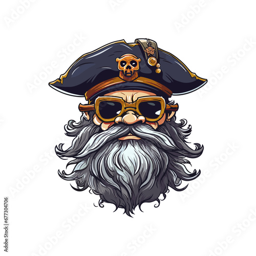 Pirates mascot gaming logo design