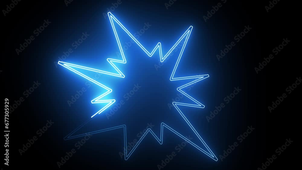 Hyperrealistic animated Neon Boom symbol in trendy stylish colors.Futuristic technology - 4k Hyperrealistic animated Neon Boom symbol in trendy stylish colors.Futuristic technology - 4k