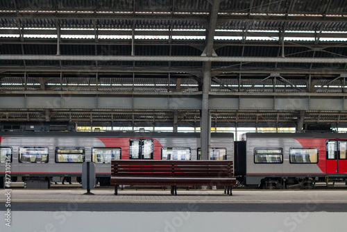 Obraz na plátně train station