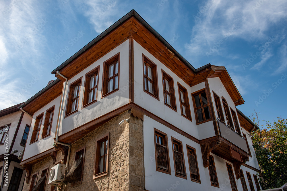 Beypazari District of Ankara, Turkey. Traditional Houses in Beypazari Town.