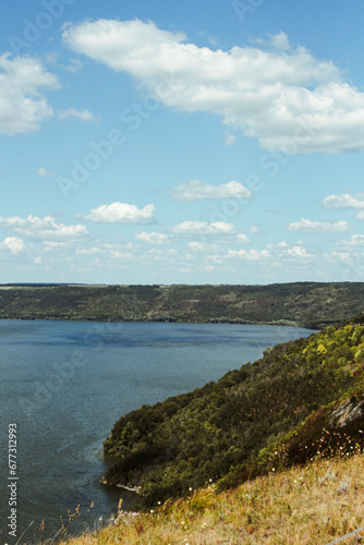 Wallpaper Mural  Summer memories. Nostalgic. Background. The Ukrainian Gulf and mountains. River Torontodigital.ca