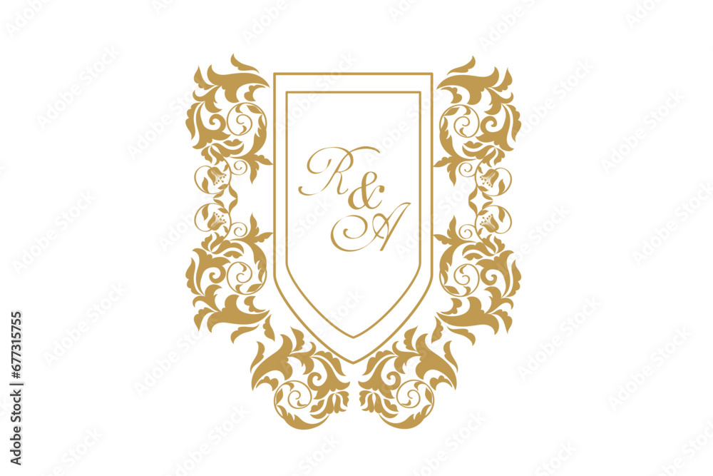 VY Initial Wedding Monogram Logo Crest. Custom Wreath Wedding Monogram. VY Initial Wedding Monogram Logo Crest. Custom Wreath Wedding Monogram.
