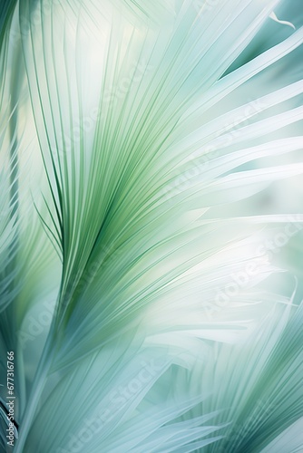 Tropical Palm Leaves Background