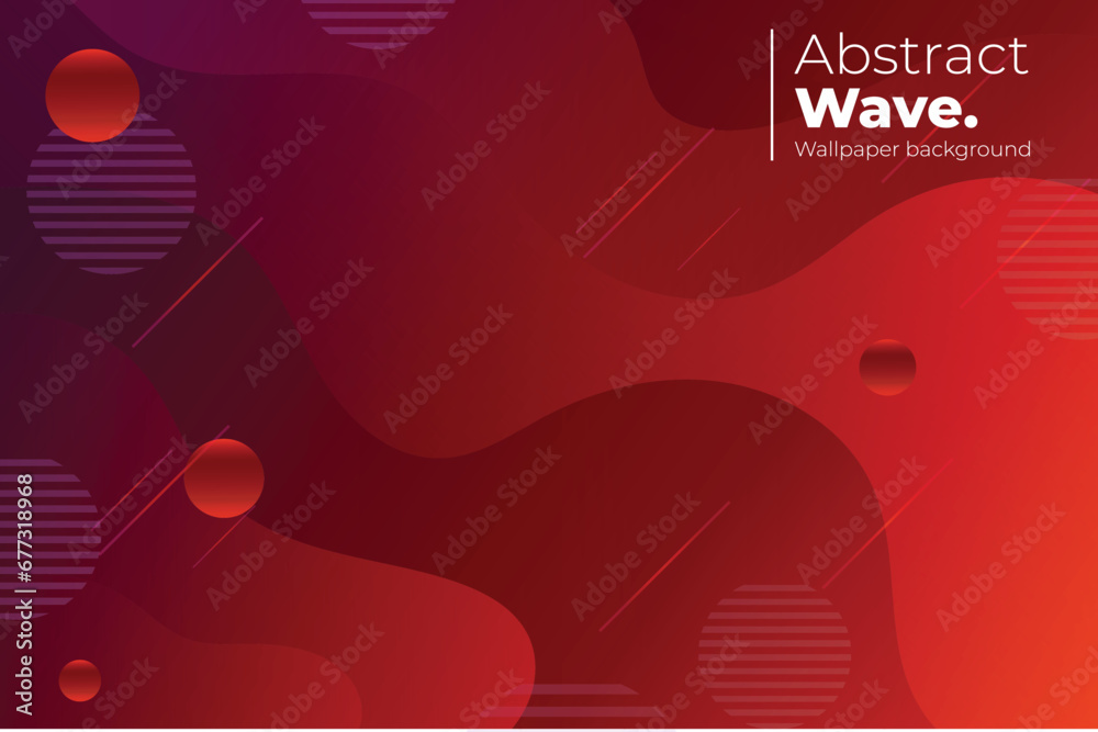 abstract wave wallpaper background design vector illustration