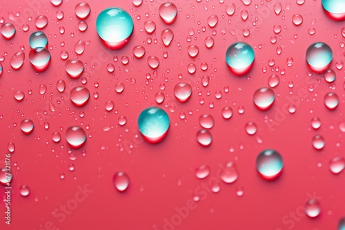 Vivid Water Drops: Colorful Elegance