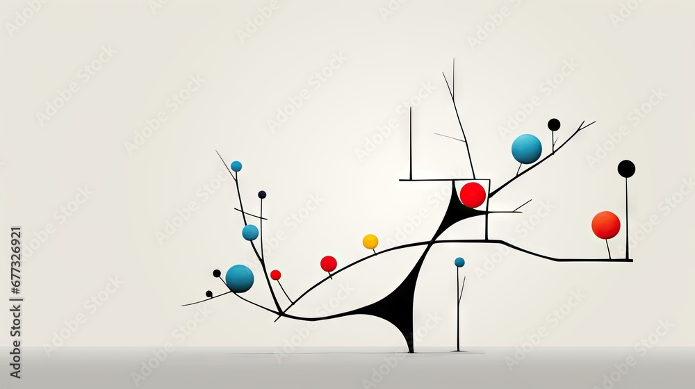 a picture of a tree with a bunch of balls hanging from it's branches and a white wall in the background. a picture of a tree with a bunch of balls hanging from it's branches and a white wall in the background.