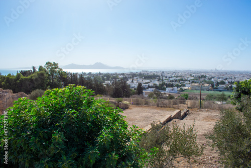 Carthage, great city of antiquity on the north coast of Africa, now a residential suburb of the city of Tunis, Tunisia photo