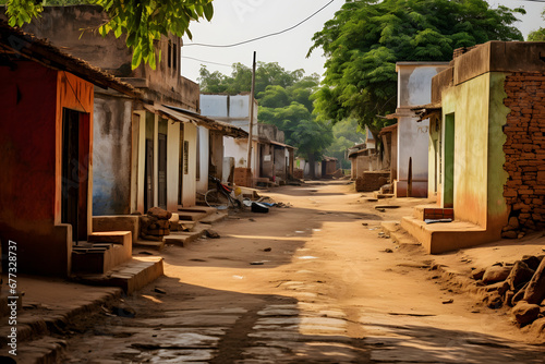 an Indian village where people refused to lock their doors. huts without doors