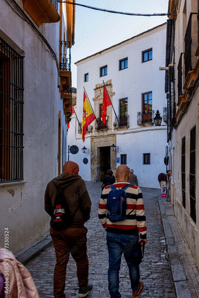 Belleza y colorido de las calles de Córdoba, Andalucía, España
