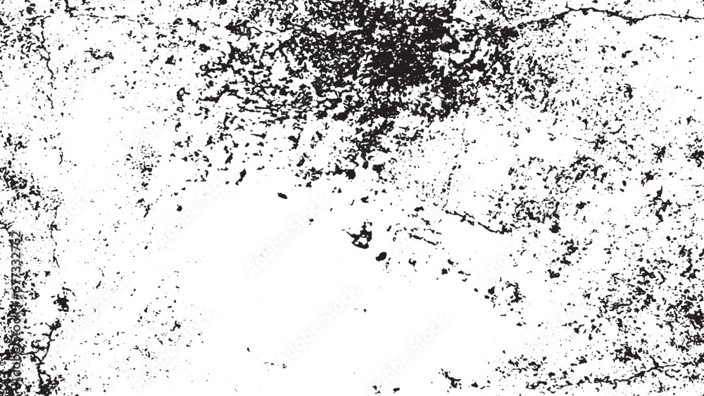 Grunge texture white and black. Sketch abstract to Create a Distressed Effect. Overlay Distress grain monochrome design. Stylish modern background for different print products. Vector