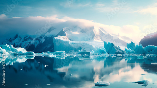 Wallpaper Mural Melting glacier Torontodigital.ca