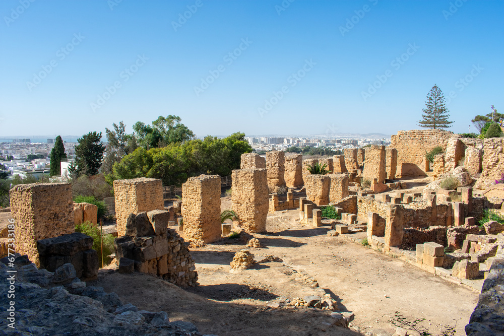 Carthage, great city of antiquity on the north coast of Africa, now a residential suburb of the city of Tunis, Tunisia
