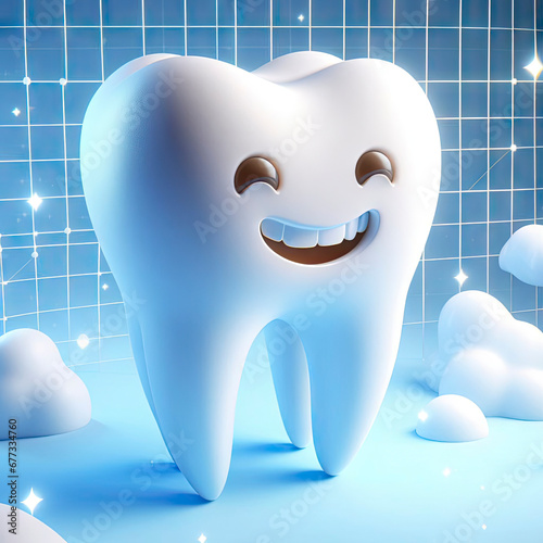 dental and oral health concept. ai generative