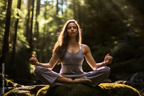 Nature's Yoga Haven: Serene Practice