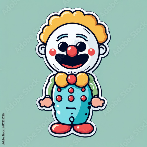 Karneval Sticker, generated image